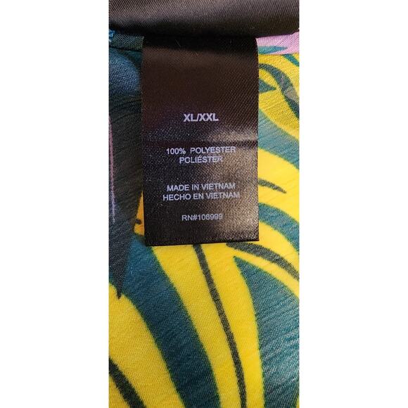 Palisades Beach Club Women's V-Neck Sheer Chiffon Swimsuit Covered Size XL/XXL - Picture 9 of 10